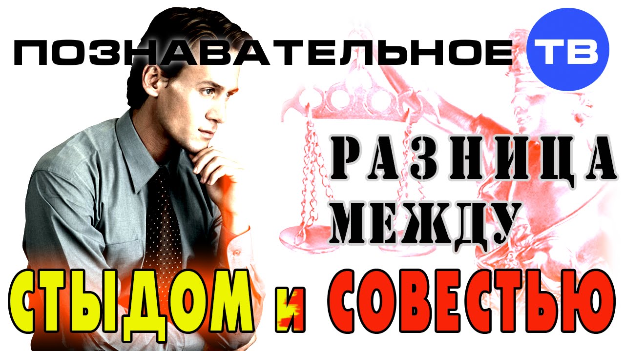 Различие между стыдом и совестью!