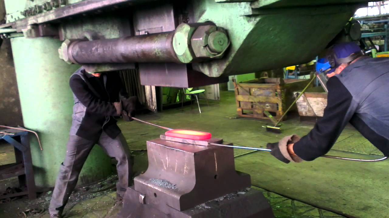 3х тонный молот. Изготовление топора.