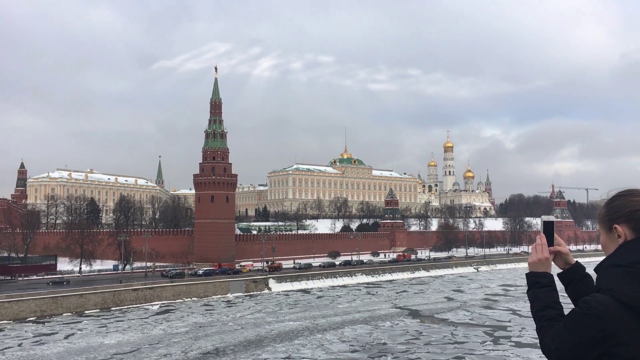Странные атмосферные явления над Кремлём 29.01.2017