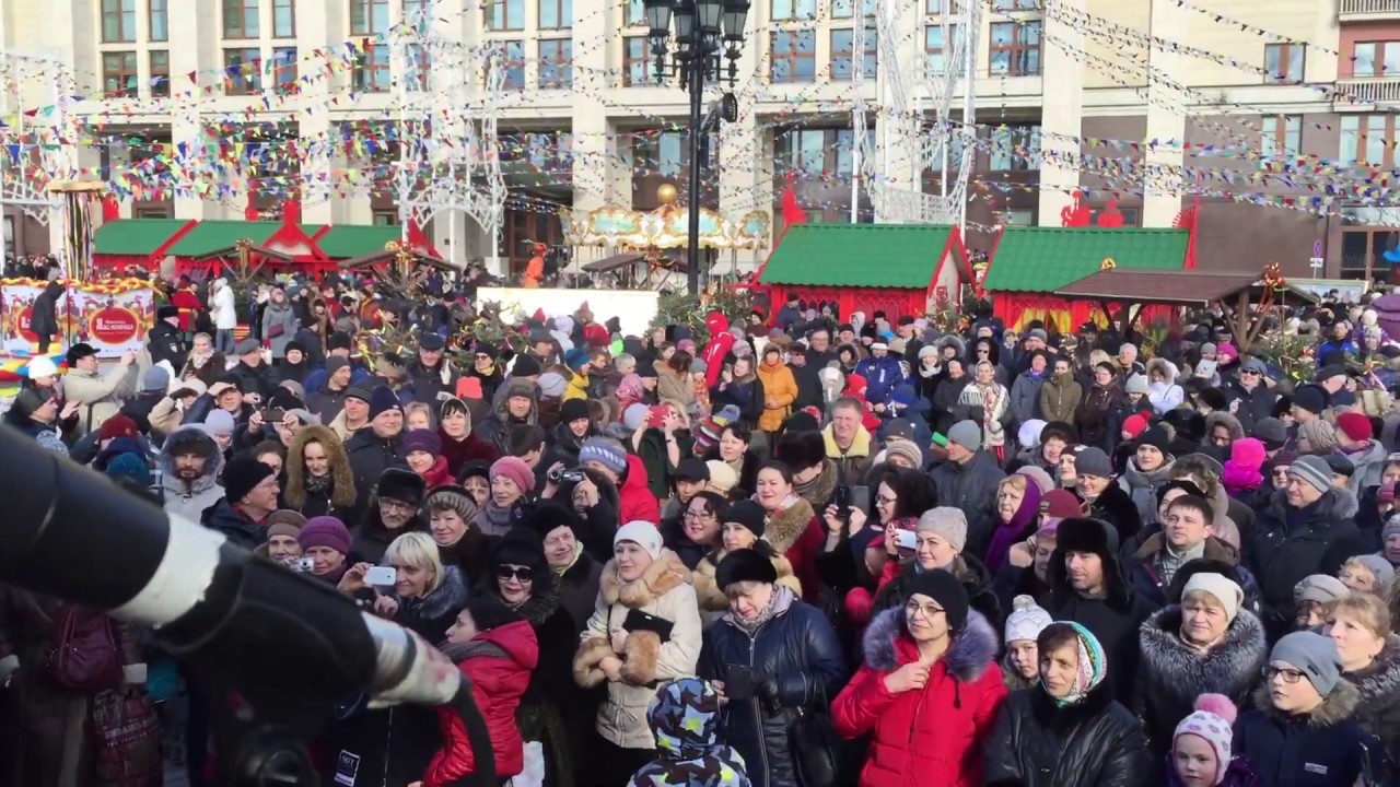 Белое злато на Манежной площади! Прощай Масленица!