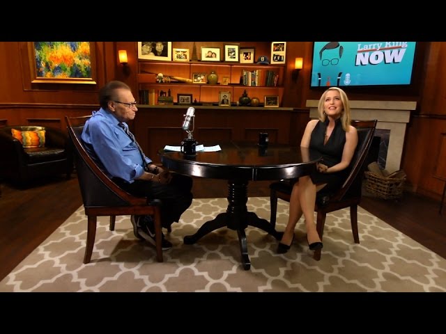 Larry King NOW. Джиллиан Андерсон