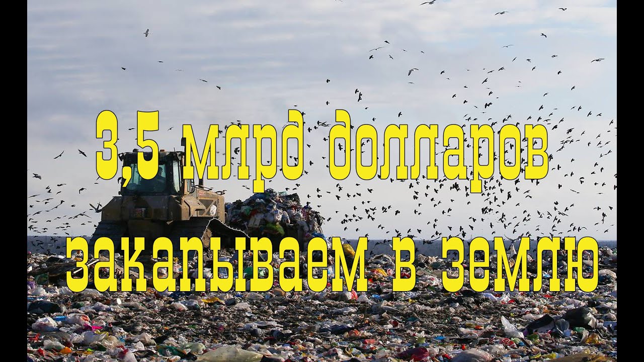 Почему буксует мусорная реформа. 3,5 млрд долларов в год закапывают на мусорных полигонах в России