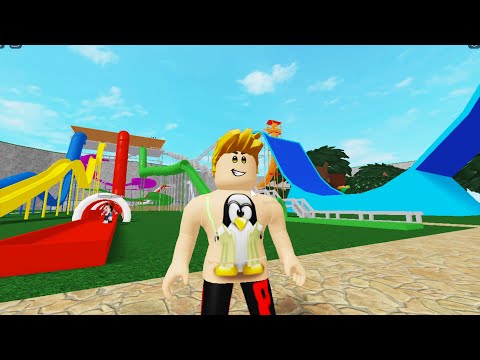 ПОКАТАЛИСЬ НА ВСЕХ ГОРКАХ В АКВАПАРКЕ ROBLOX WATER PARK